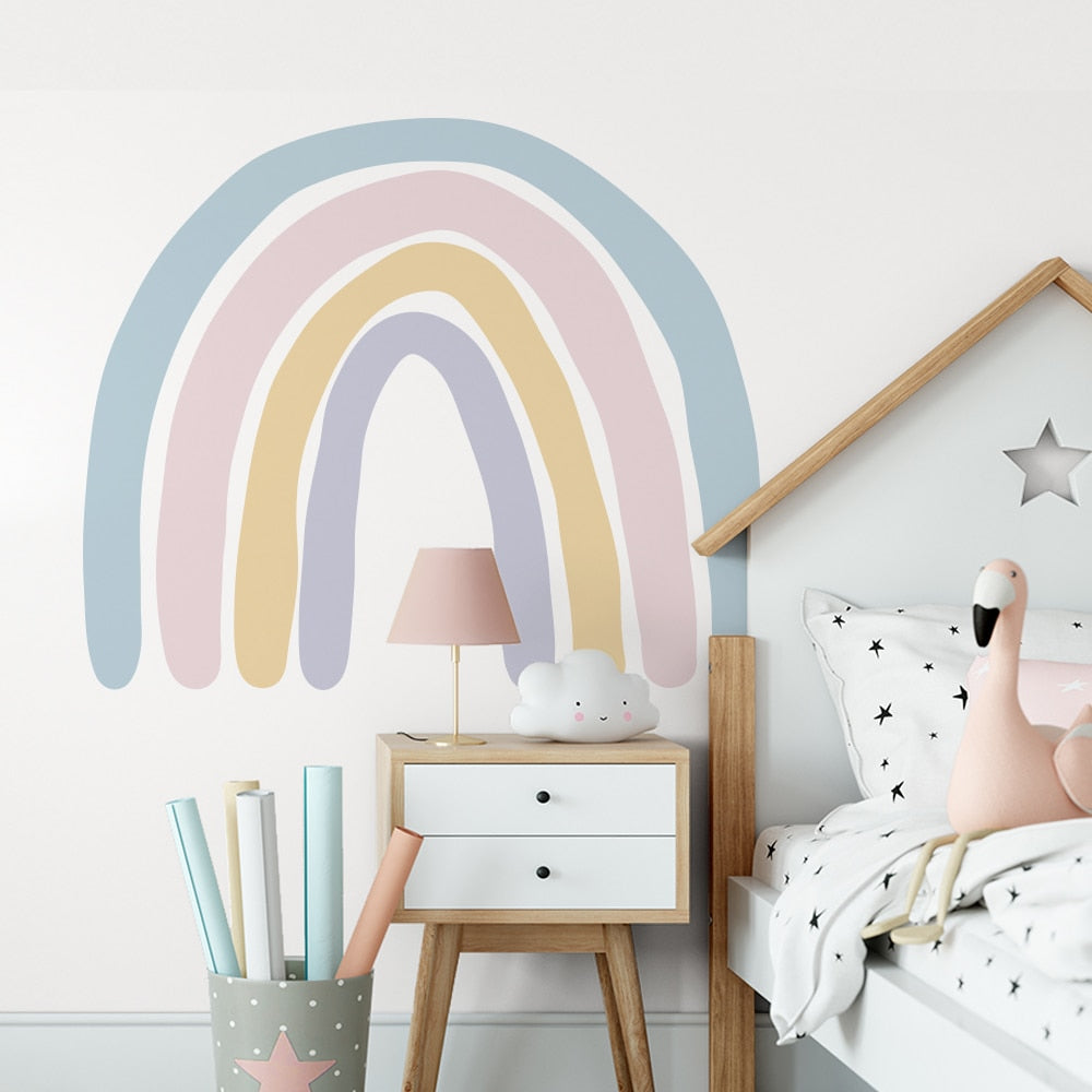 Rainbow Dreams Wall Decal Sticker - Pastel Days Large - KASIE's Room