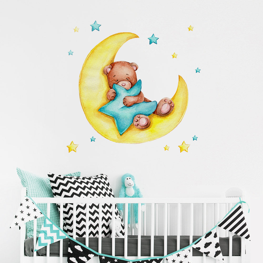Night Sky Dreaming Wall Decal Stickers - Tuck Me In - KASIE's Room