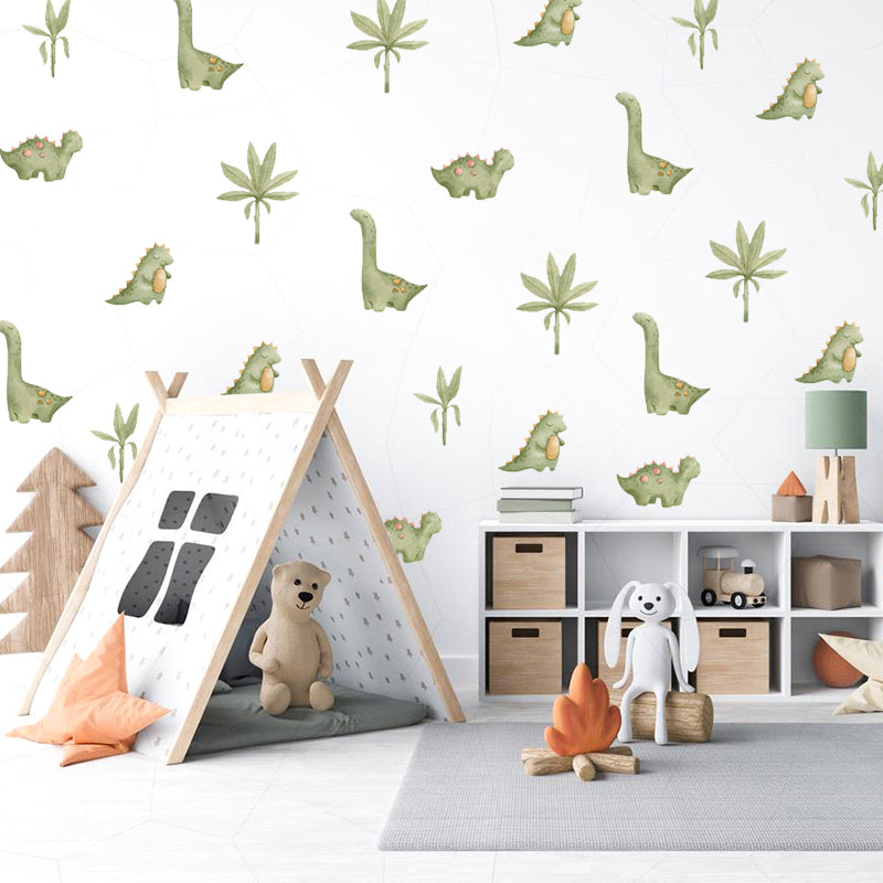 Happy Animals Wall Decal Stickers - Little Dinosaurs - KASIE's Room