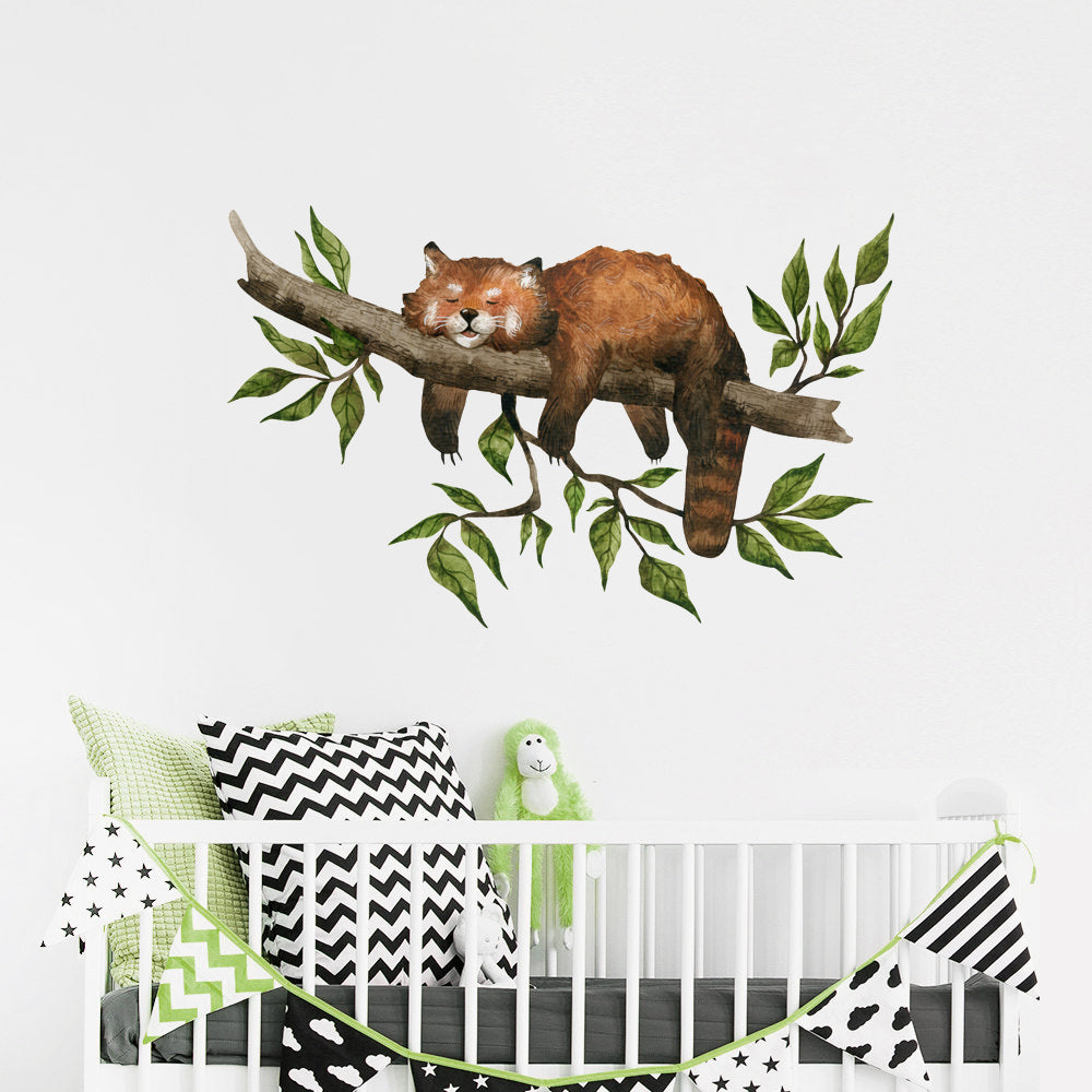 Red Panda Wall Decal Sticker - KASIE's Room