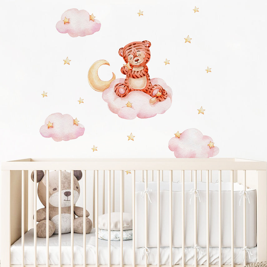 Night Sky Dreaming Wall Decal Stickers - My Favourite Star - KASIE's Room