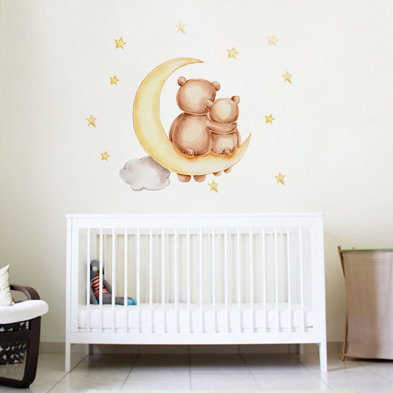Night Sky Dreaming Wall Decal Stickers - Love You My Child - KASIE's Room