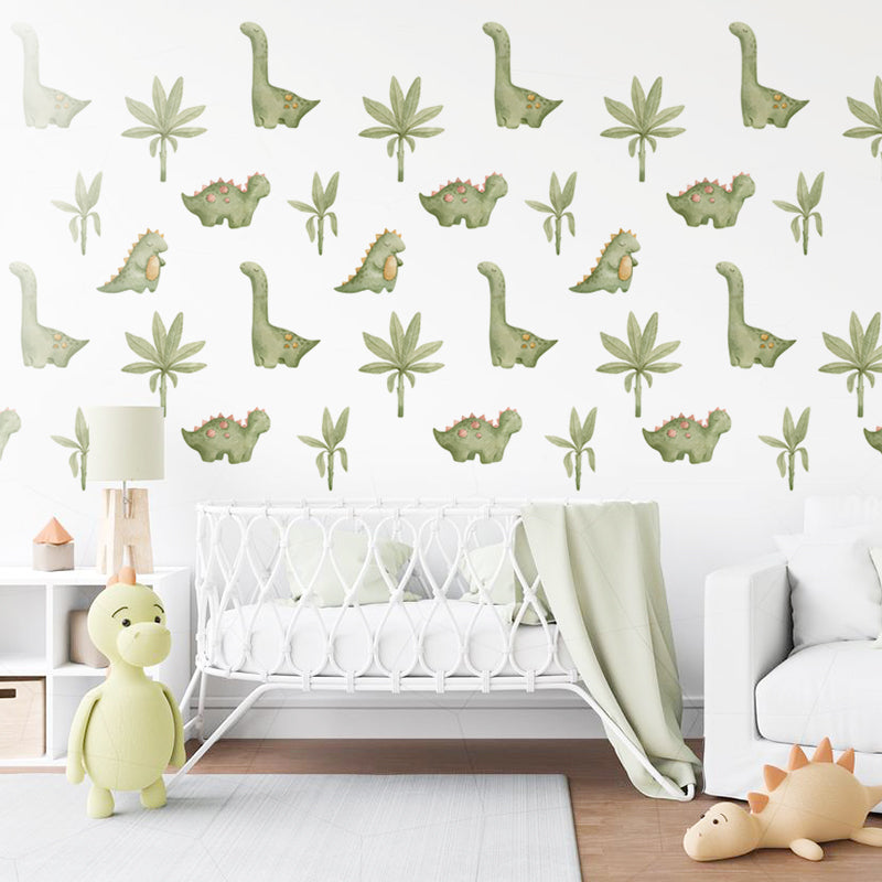Happy Animals Wall Decal Stickers - Little Dinosaurs - KASIE's Room