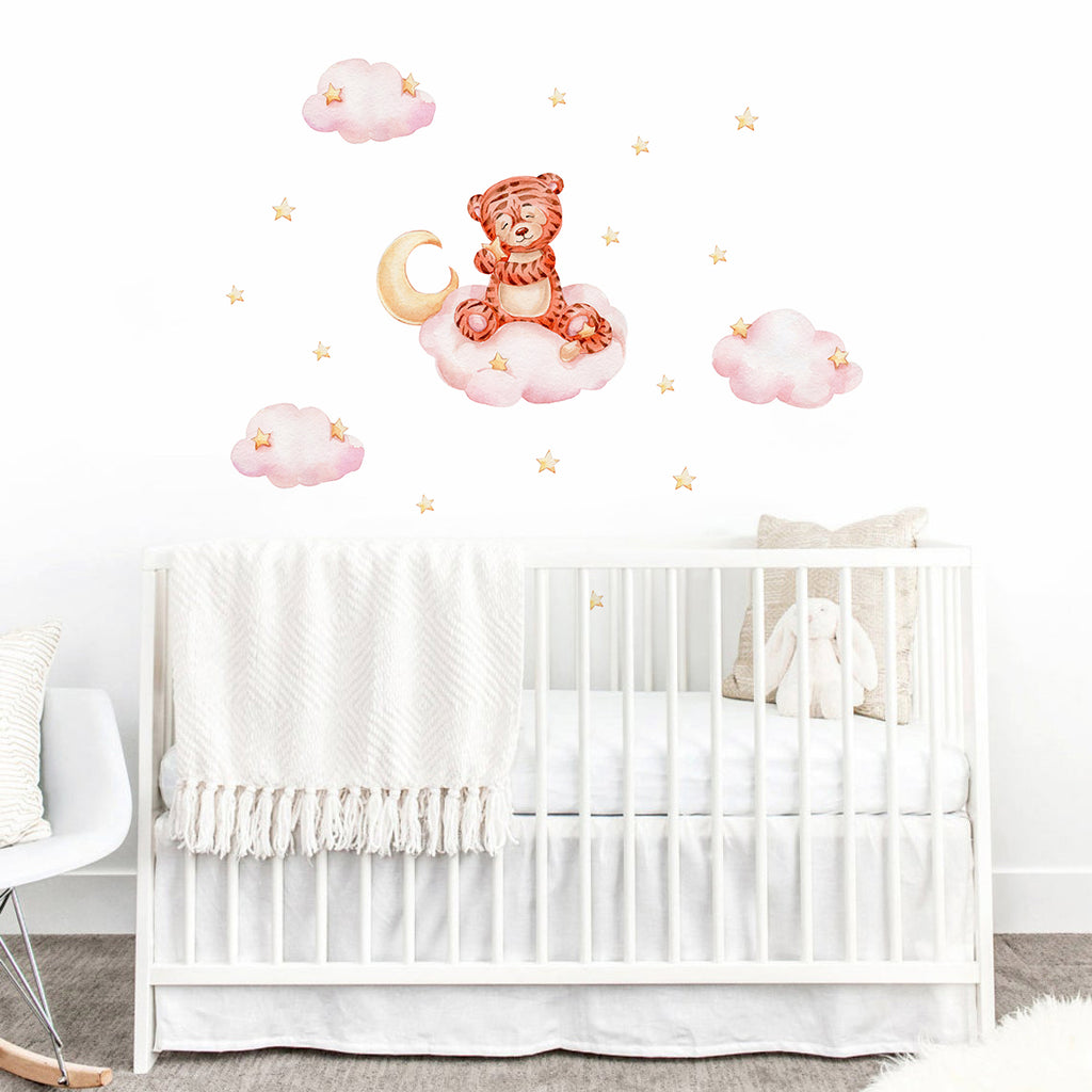 Night Sky Dreaming Wall Decal Stickers - My Favourite Star - KASIE's Room