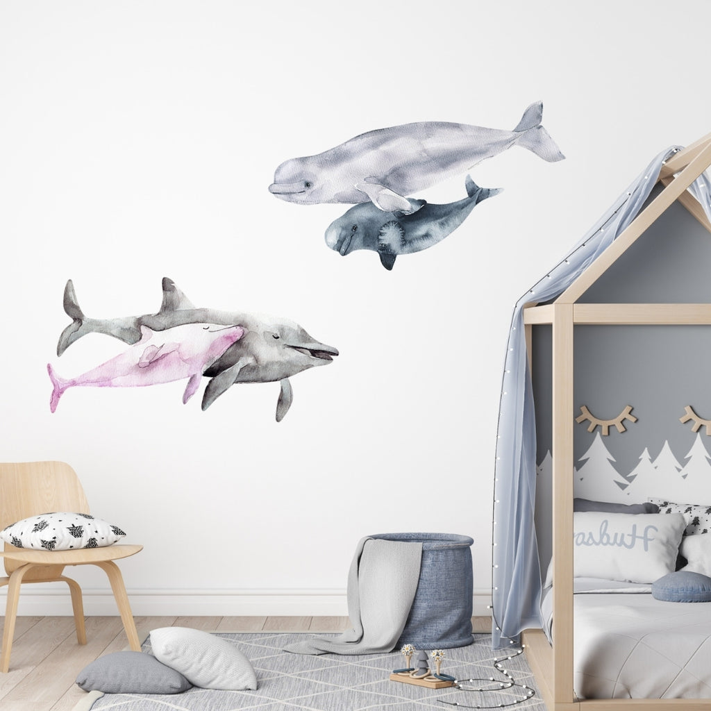 Watercolour Animals Wall Decal Stickers - Arctic Collection - KASIE's Room