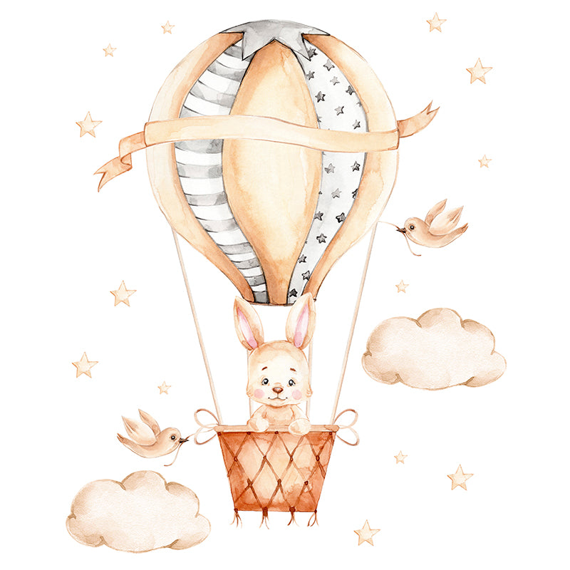 Night Sky Ballooning - Neutral Bunny - KASIE's Room