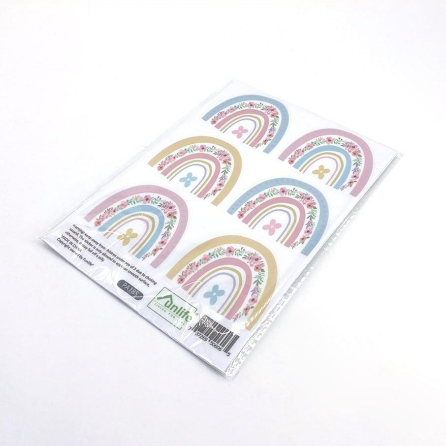Rainbow Dreams Wall Decal Stickers - Flower Power - KASIE's Room