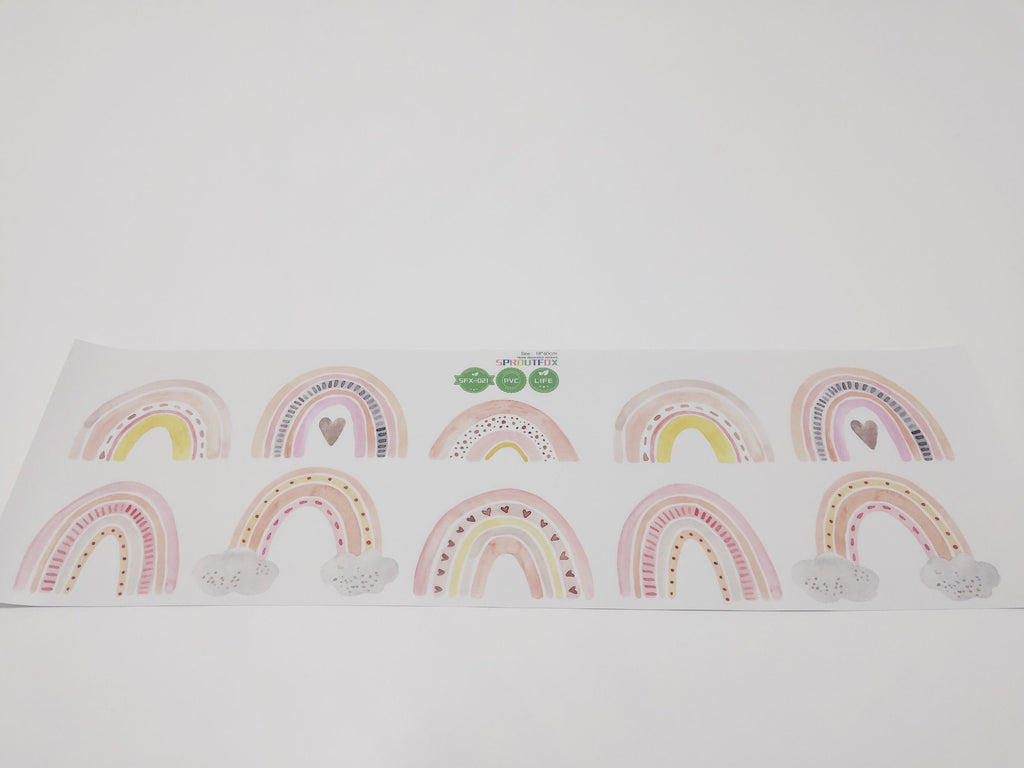Rainbow Dreams Wall Decal Stickers - Pretty Days - KASIE's Room