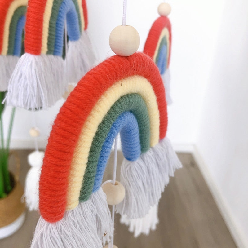 Happy Rainbows Macrame Mobiles - KASIE's Room