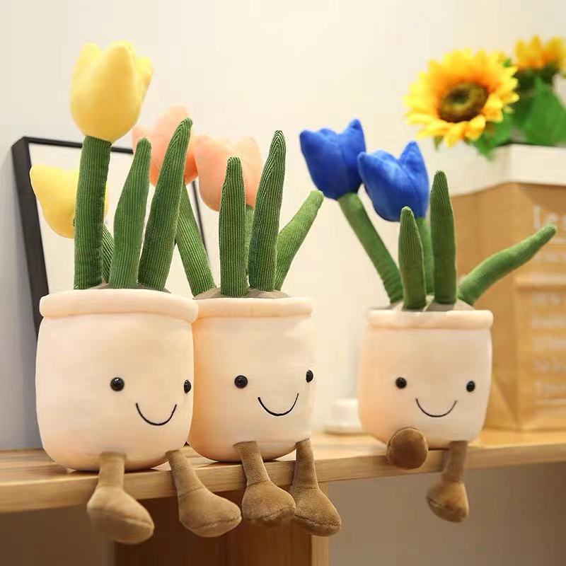 Happy Plushy Flower Pots - KASIE's Room