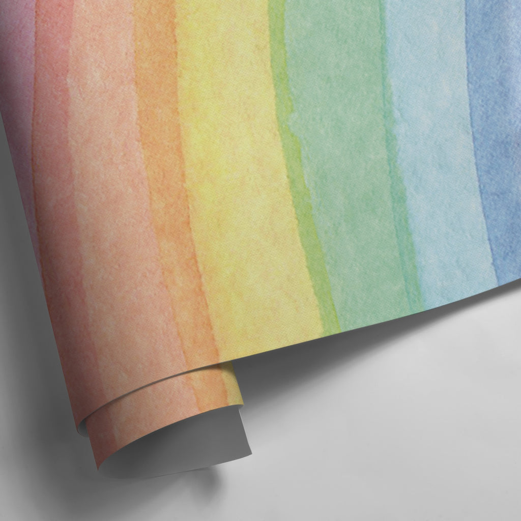 Rainbow Dreaming Wall Decal Sticker - Pastel Wall Rainbow - KASIE's Room