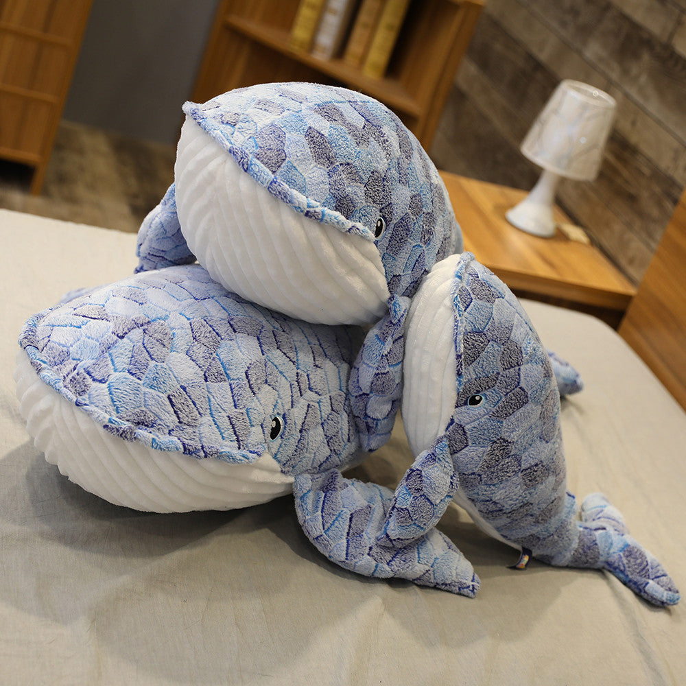 Soft & Squishy Blue Whale Cushion - KASIE's Room