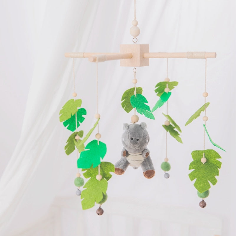 Sweet Dreams Baby Mobile - Dinosaur & Leaves - KASIE's Room